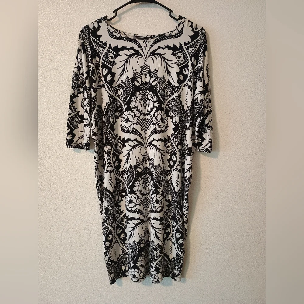 Marimekko Keinuva Black/White Dress Size XS Extra Small - Picture 2 of 8